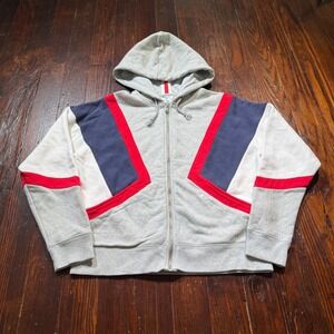 Vintage Champion Reverse Weave Hoodie Mens Large Colorblock Full Zip Up